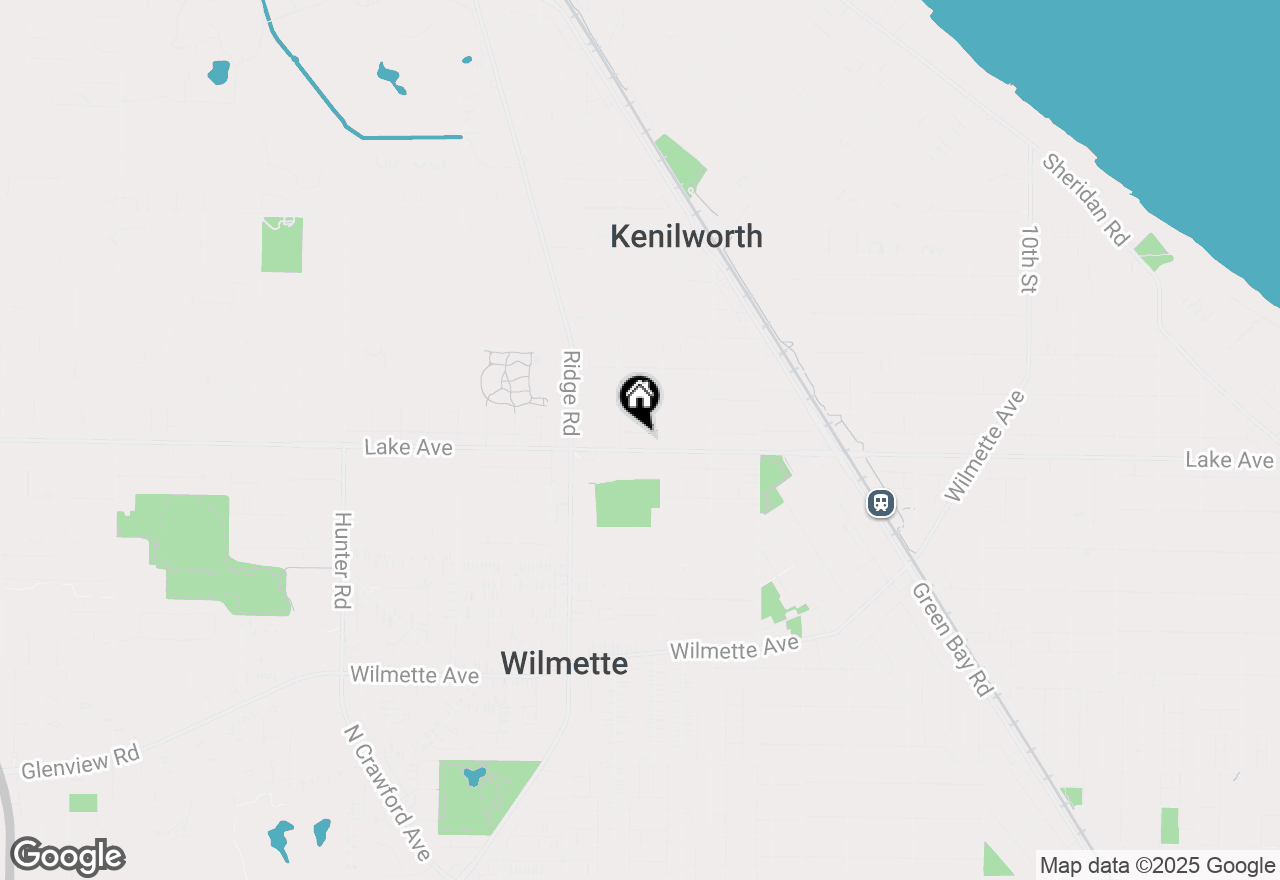 Map of 1718 Lake Avenue, Wilmette, IL 60091