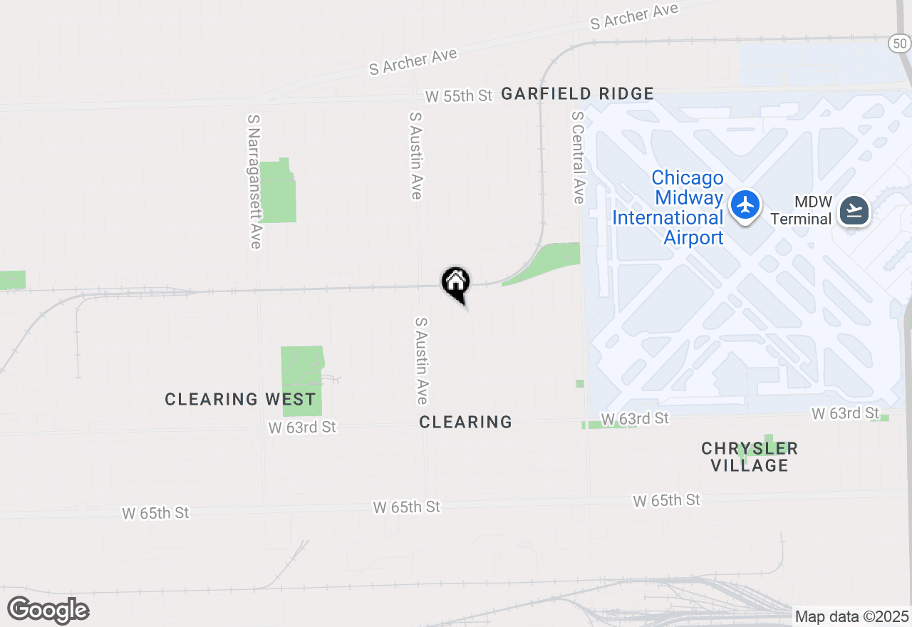 Map of 6016 S Mayfield Avenue, Chicago, IL 60638