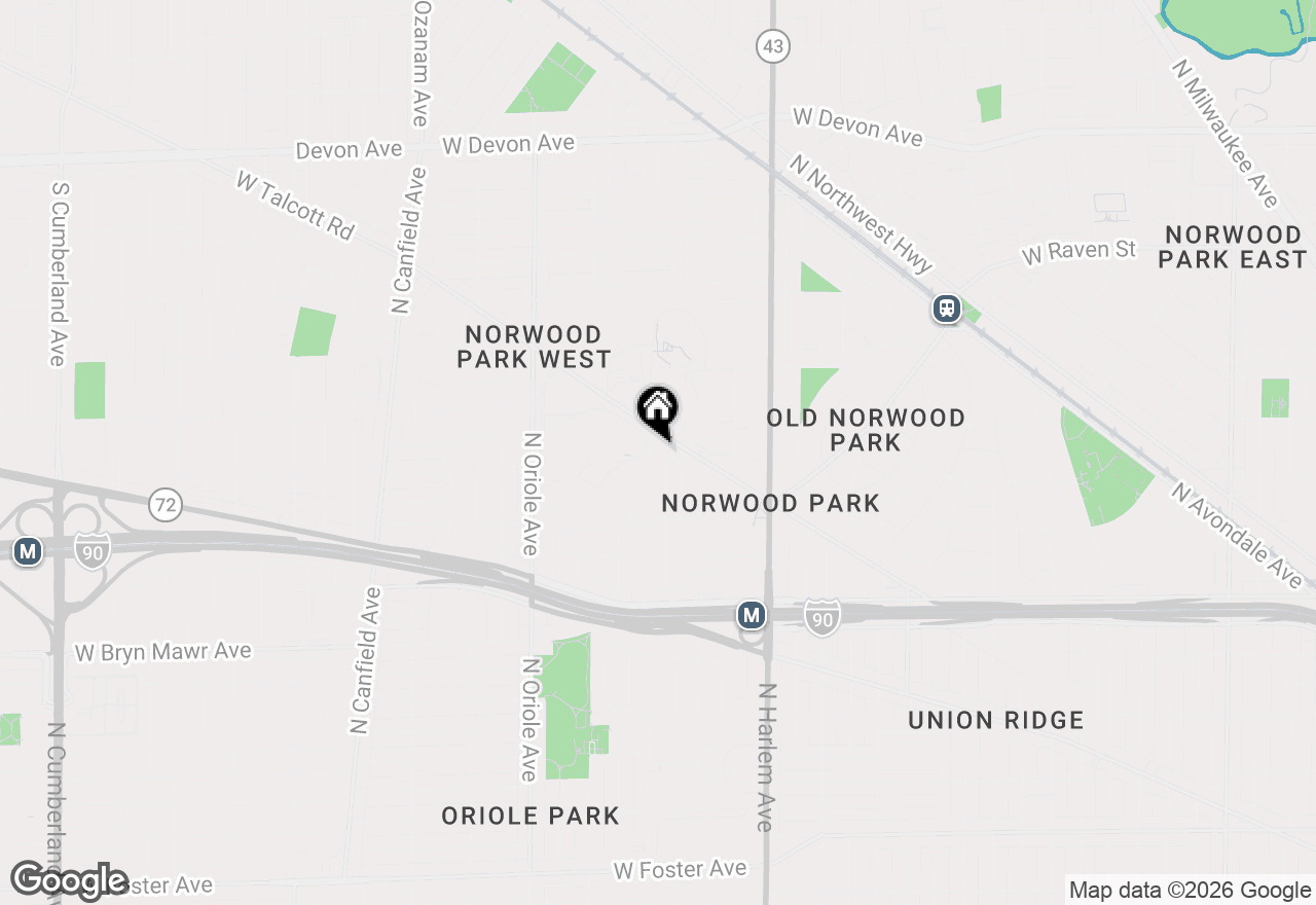 Map of 5905 N Oketo Avenue, Chicago, IL 60631