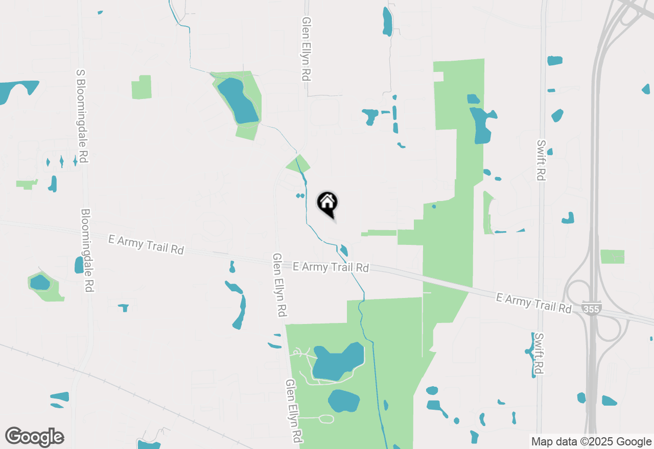 Map of 300 Starling Court #A, Bloomingdale, IL 60108