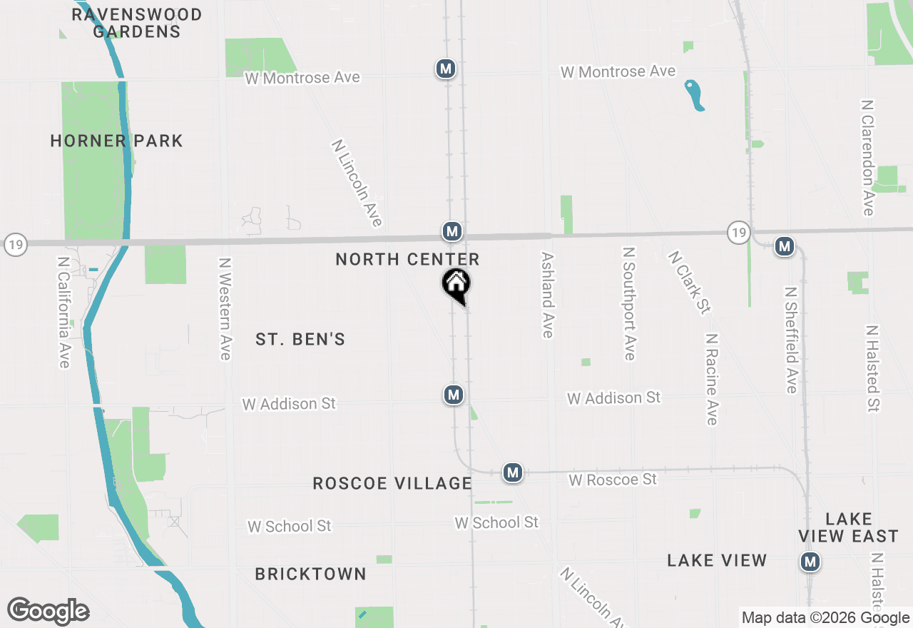 Map of 1800 W Grace Street #413, Chicago, IL 60613