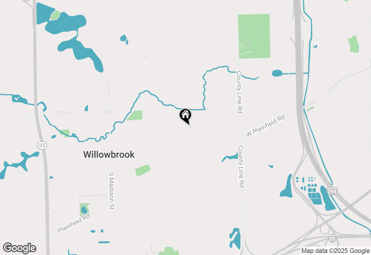 Map of 6403 S Garfield Avenue, Burr Ridge, IL 60527