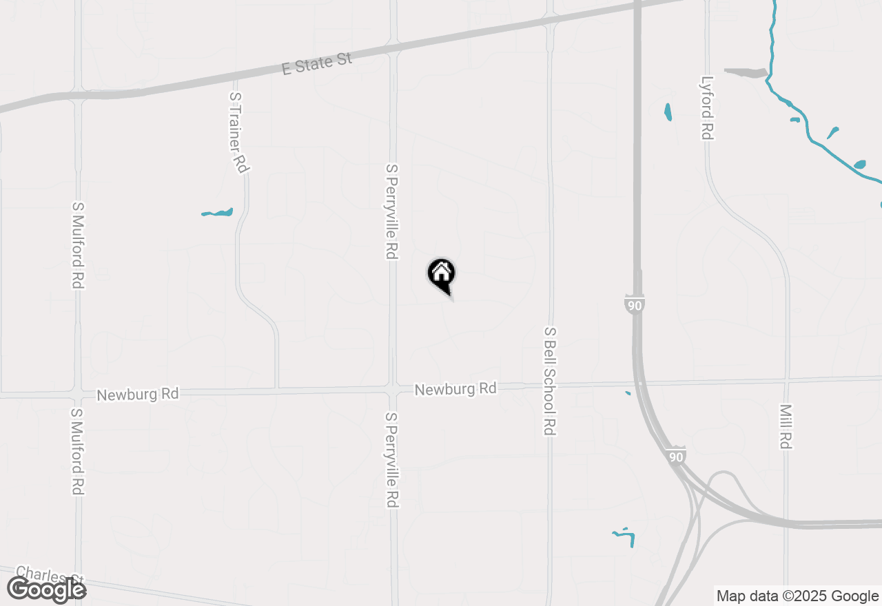 Map of 1101 Black Cherry Drive, Crystal Lake, IL 60012