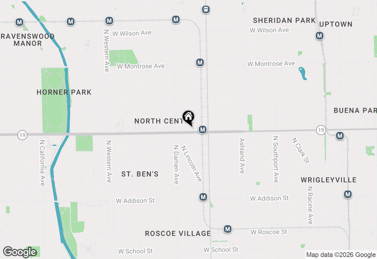 Map of 1908 W Irving Park Road #402, Chicago, IL 60613