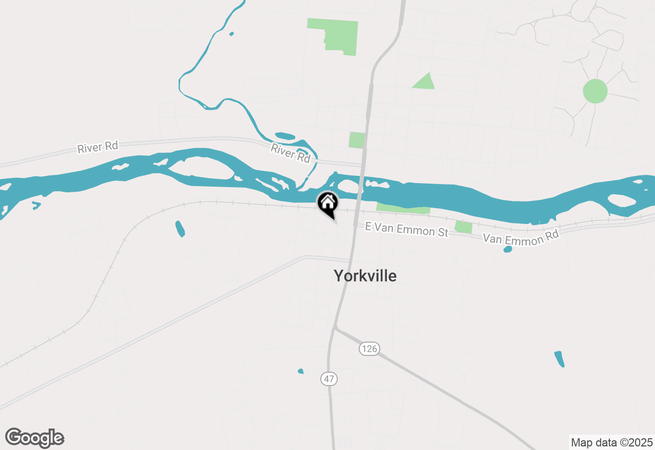 Map of 208 W Van Emmon Street, Yorkville, IL 60560