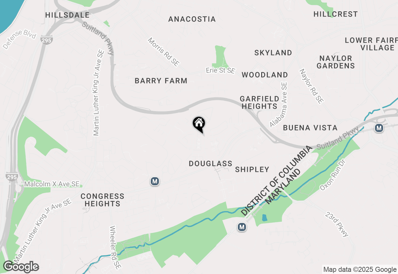 Map of 1508 Tobias Drive Se, Washington, DC 20020