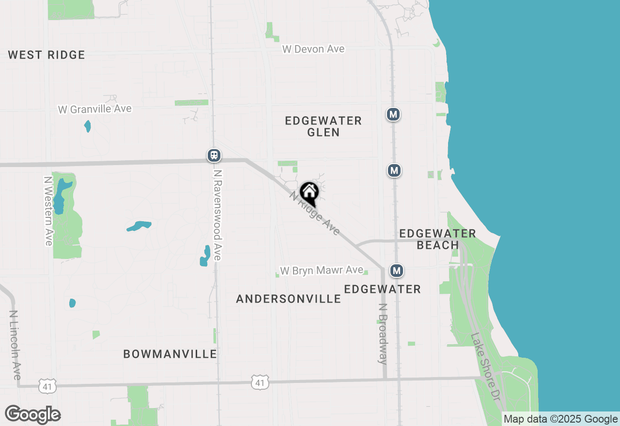 Map of 1436 W Victoria Street #2, Chicago, IL 60660