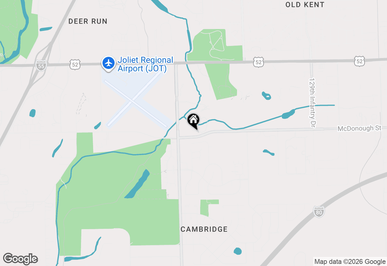 Map of 46 Coventry Chase, Joliet, IL 60431