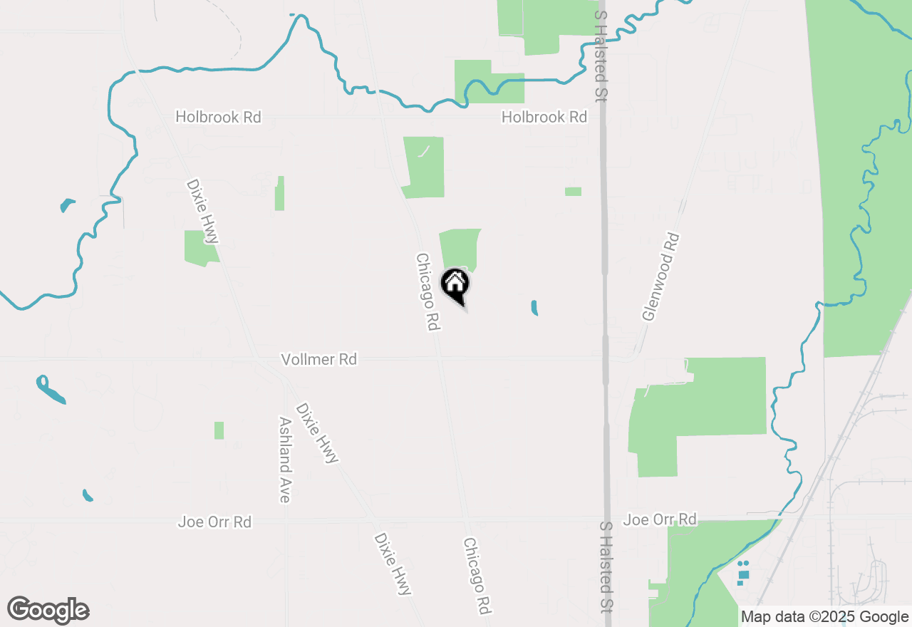 Map of 134 Mildred Lane, Chicago Heights, IL 60411