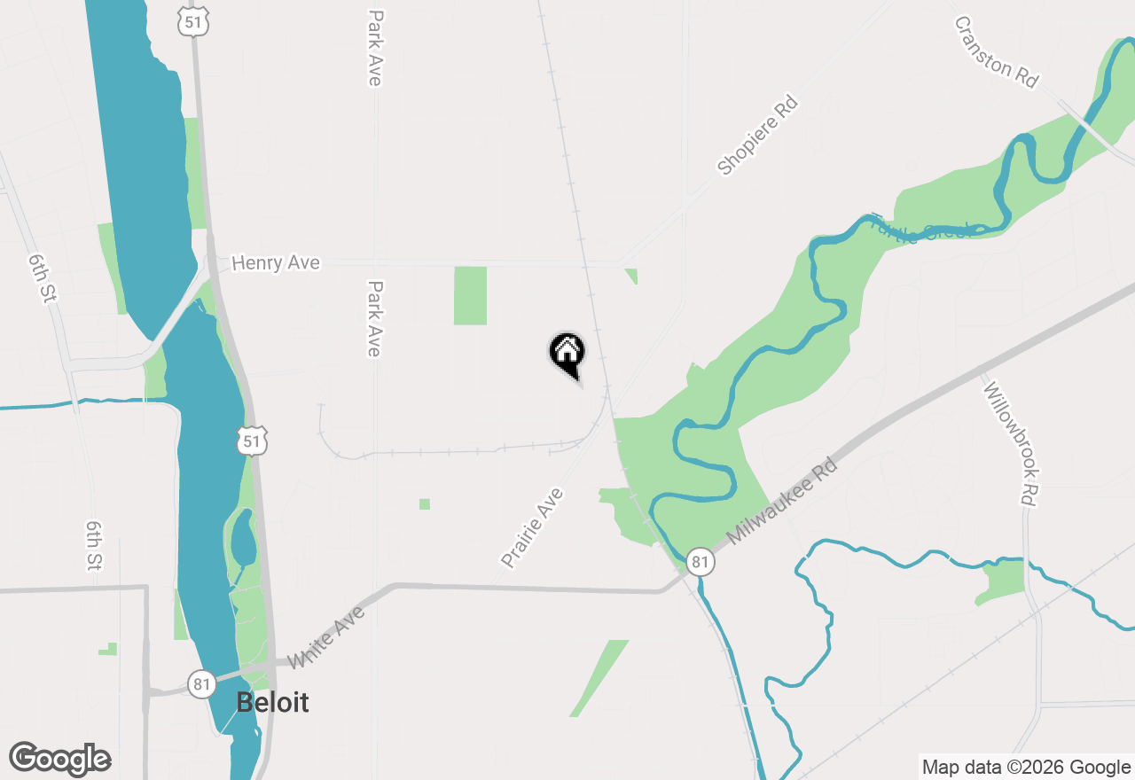 Map of 1537 Copeland Avenue, Beloit, WI 53511