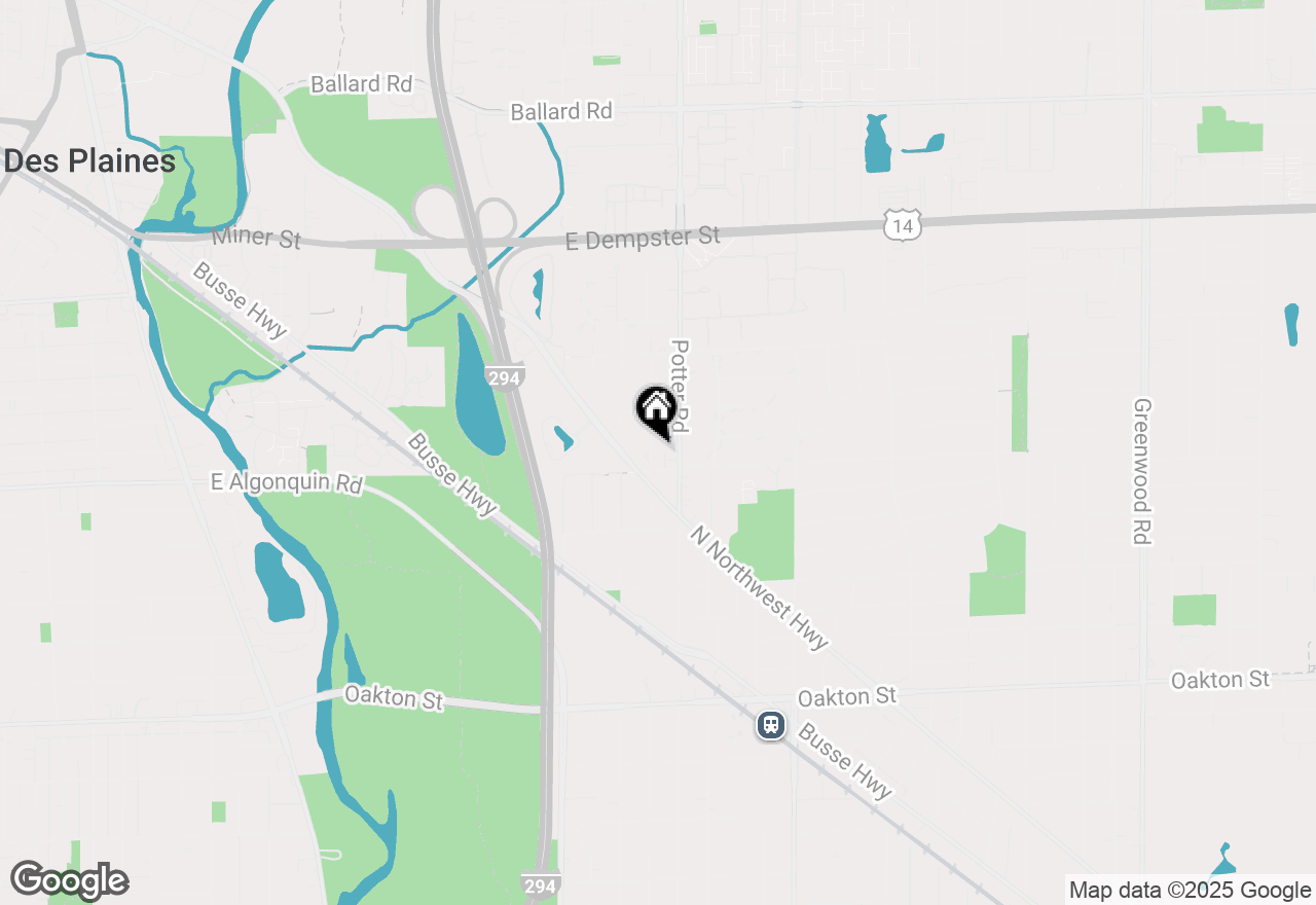 Map of 1413 Hoffman Avenue, Park Ridge, IL 60068