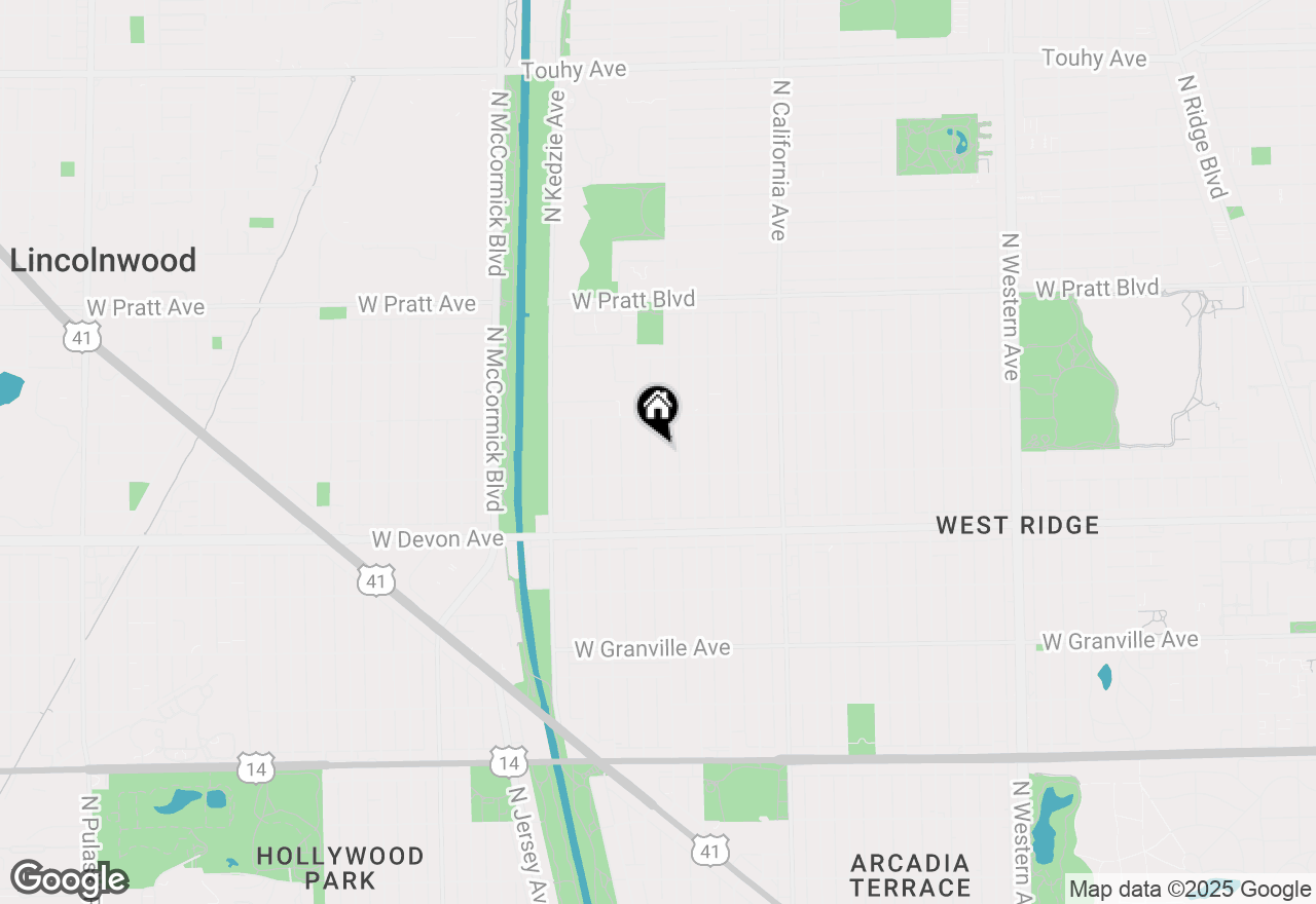 Map of 6522 N Sacramento Avenue, Chicago, IL 60645