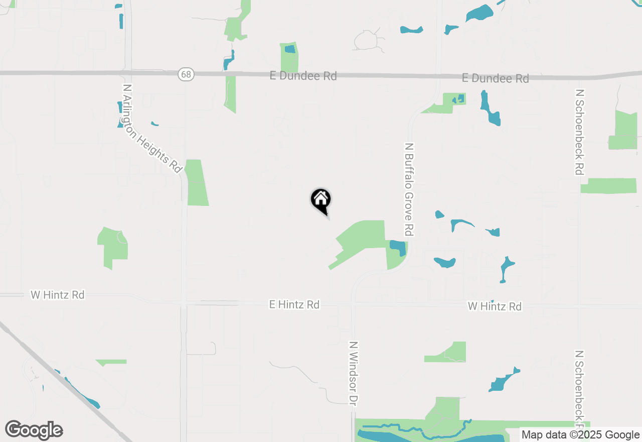 Map of 2935 N Windsor Drive, Arlington Heights, IL 60004