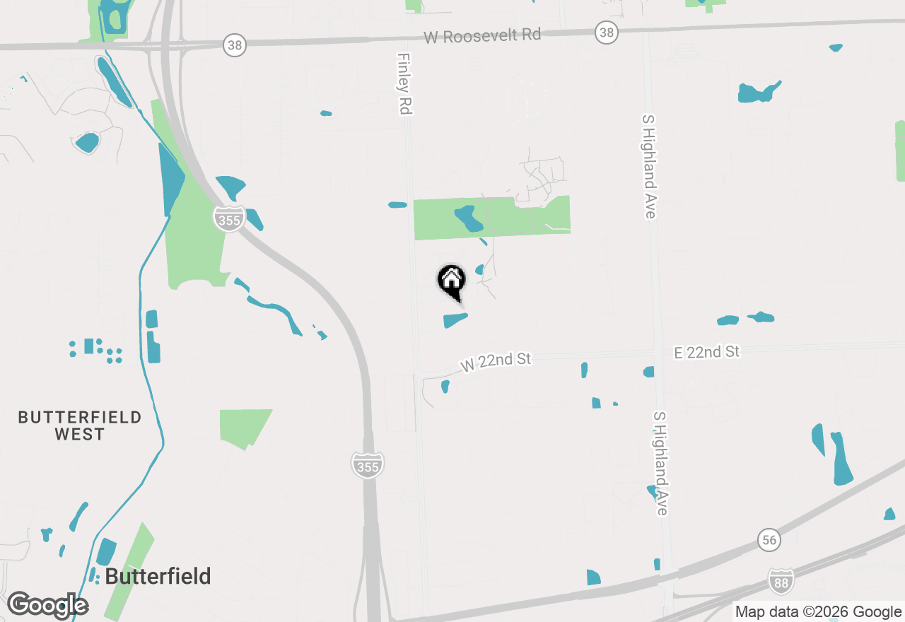 Map of 2015 S Finley Road #209, Lombard, IL 60148