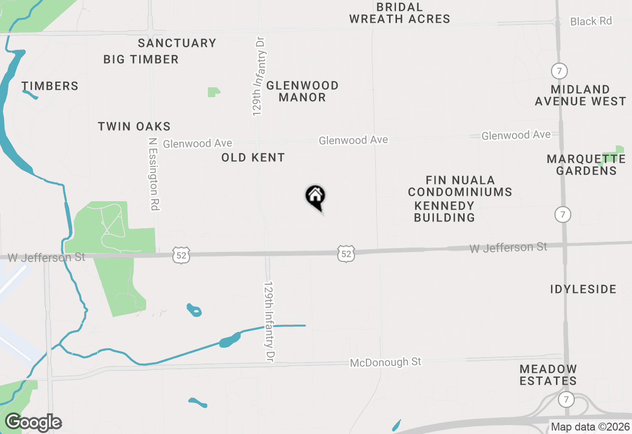 Map of 104 Sunset Strip, Joliet, IL 60435