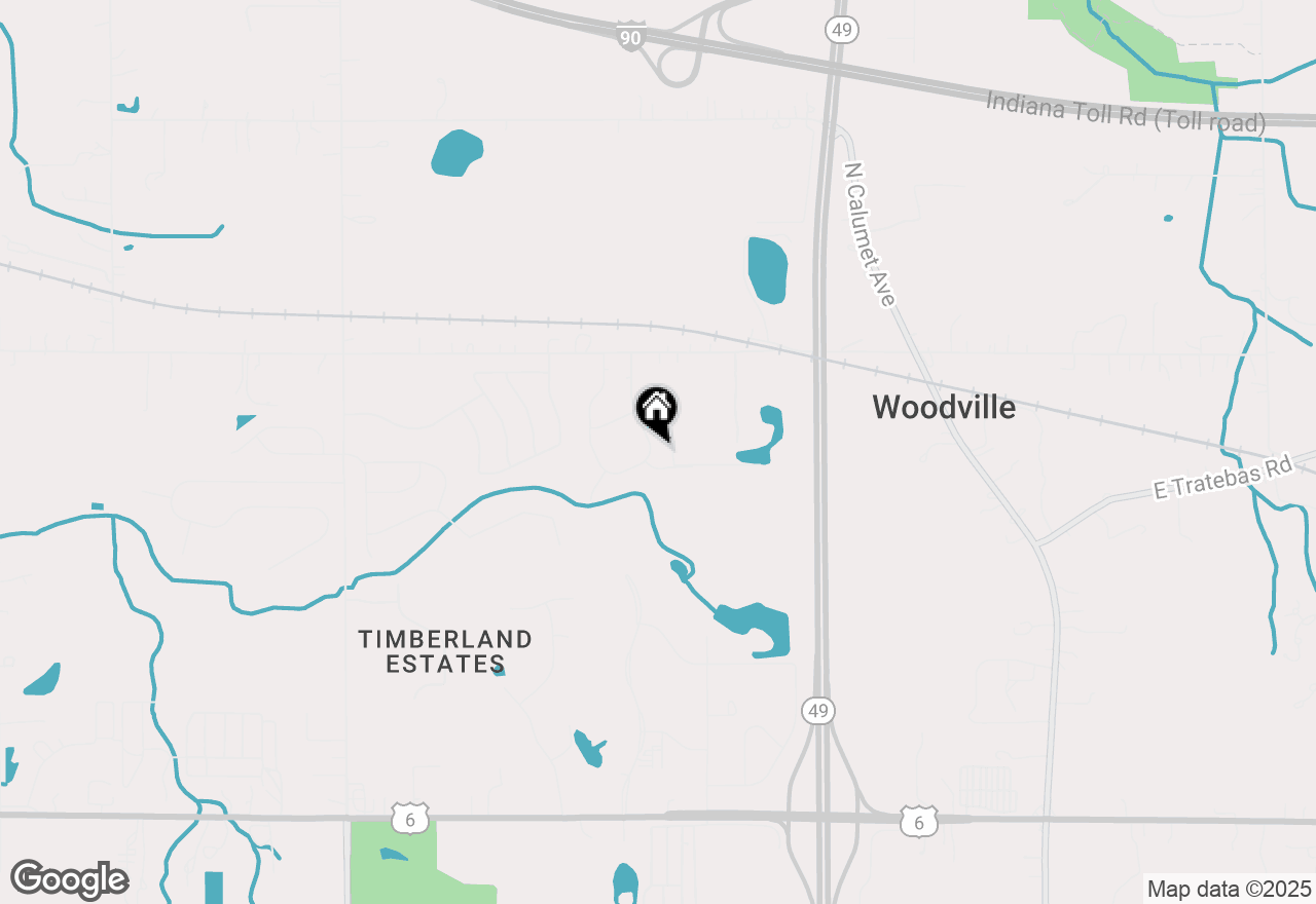 Map of 875 St. Andrews Drive, Chesterton, IN 46304