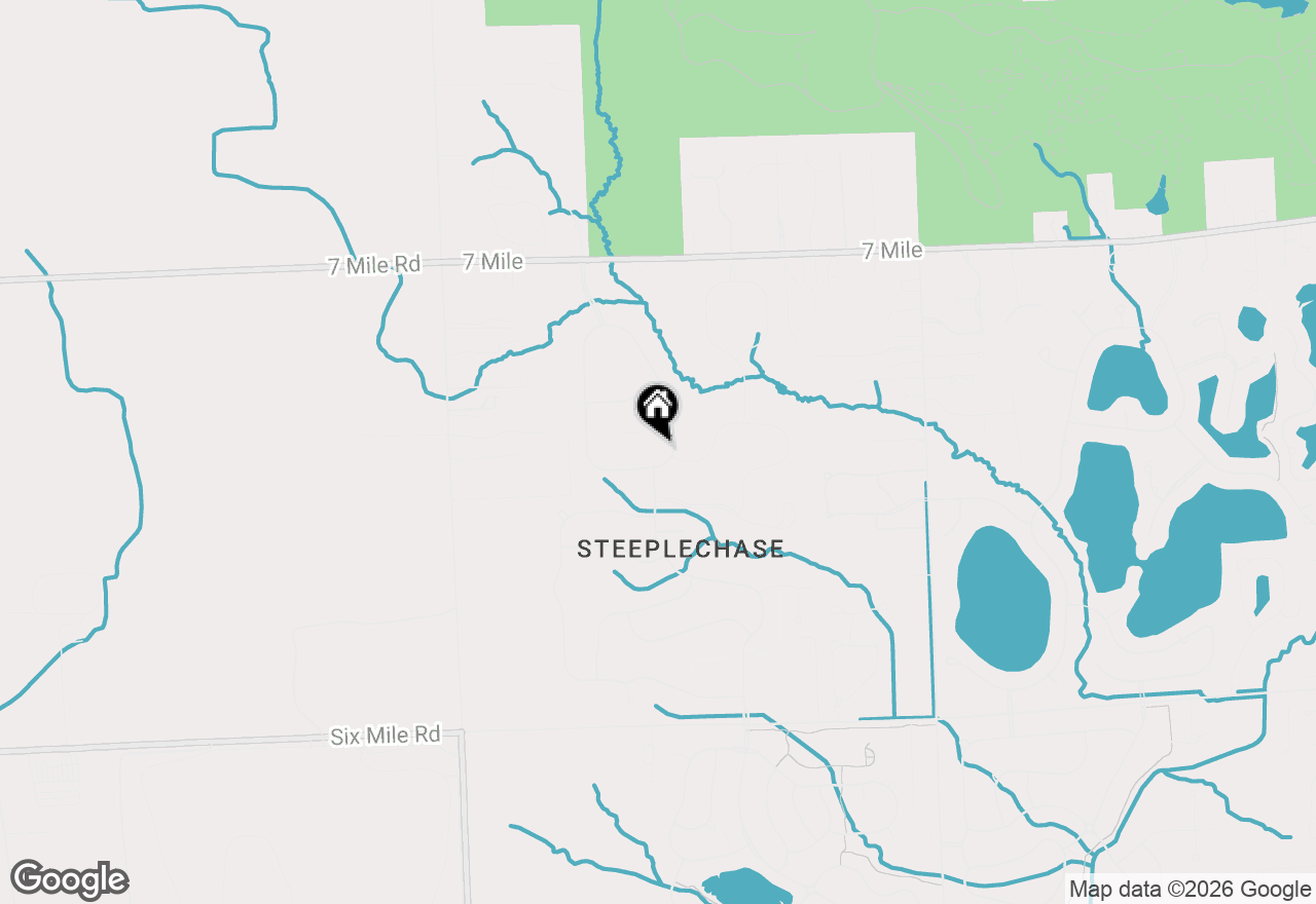 Map of 18825 Heather Ridge Drive, Northville, MI 48168