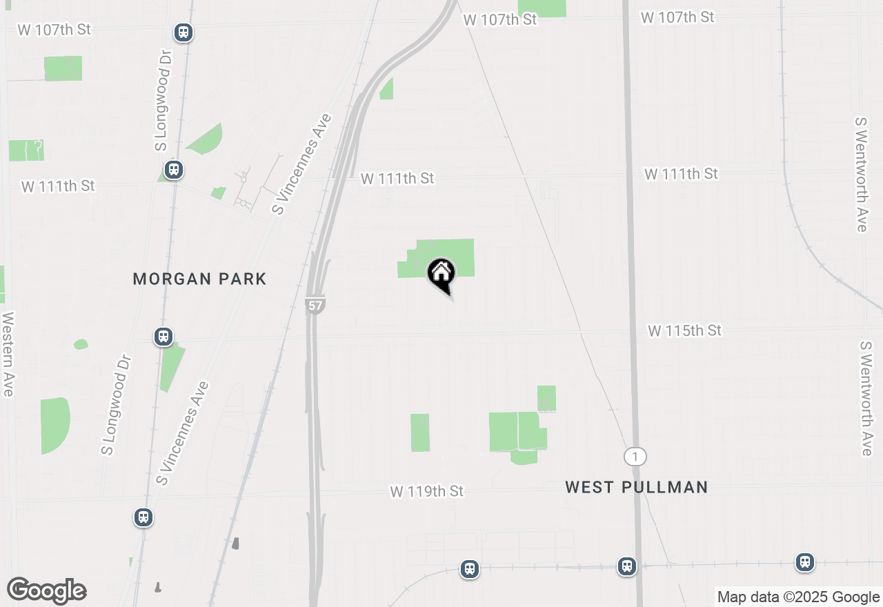 Map of 11409 S Throop Street, Chicago, IL 60643