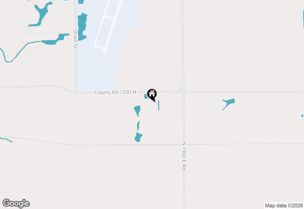 Map of 1711 Glenbridge Road, Bloomington, IL 61704
