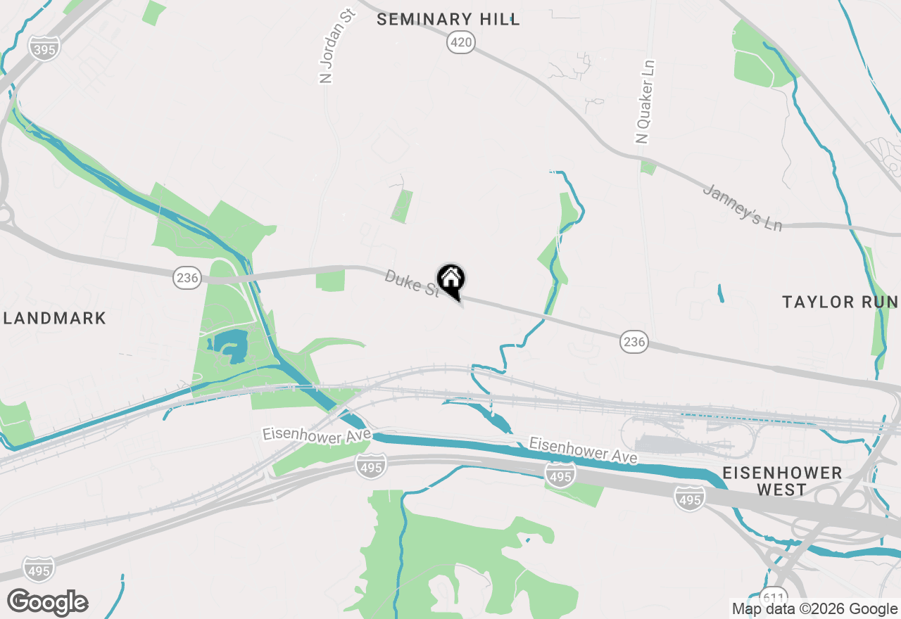 Map of 10 S French Street, Alexandria, VA 22304