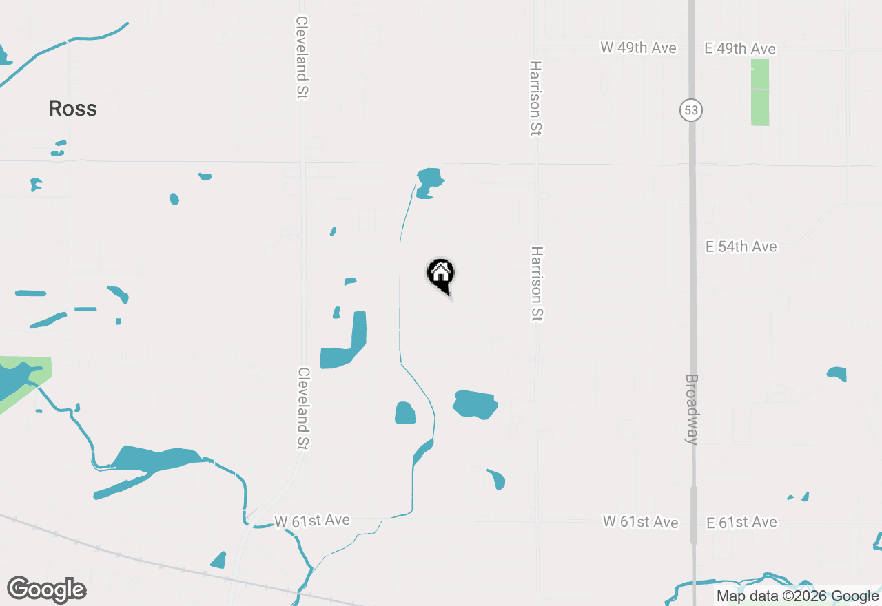 Map of 1401 W 55th Avenue, Merrillville, IN 46410
