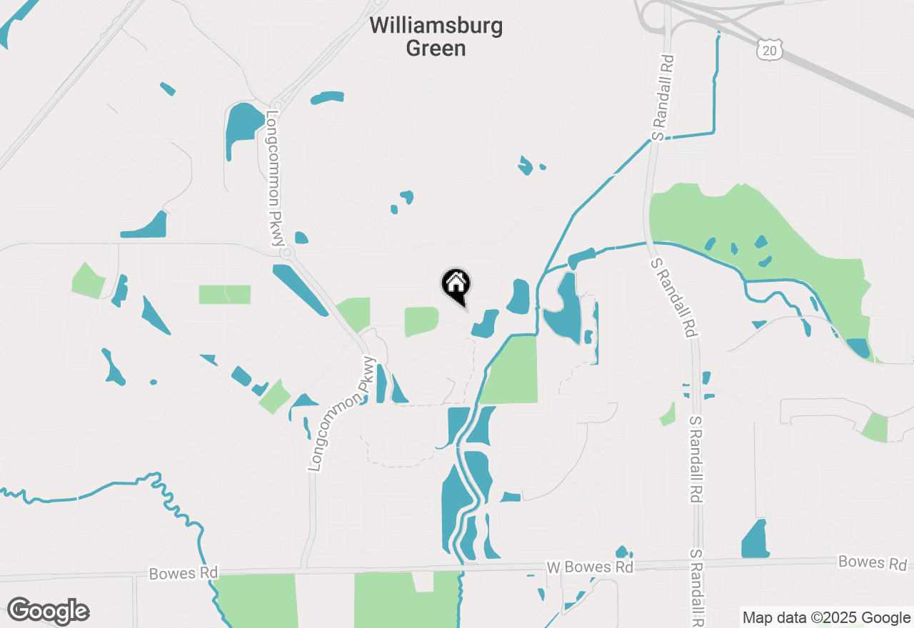 Map of 572 Waterford Road, Elgin, IL 60124