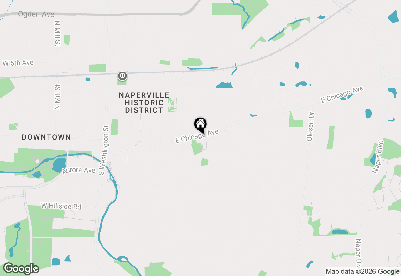 Map of (Address confidential), Naperville, Illinois 60540