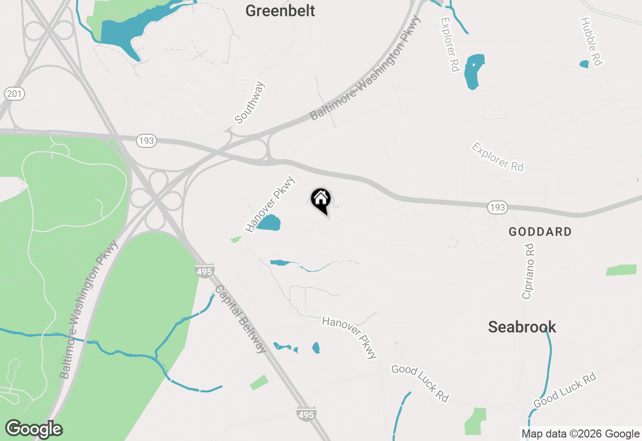 Map of 7261 S Ora Court, Greenbelt, MD 20770