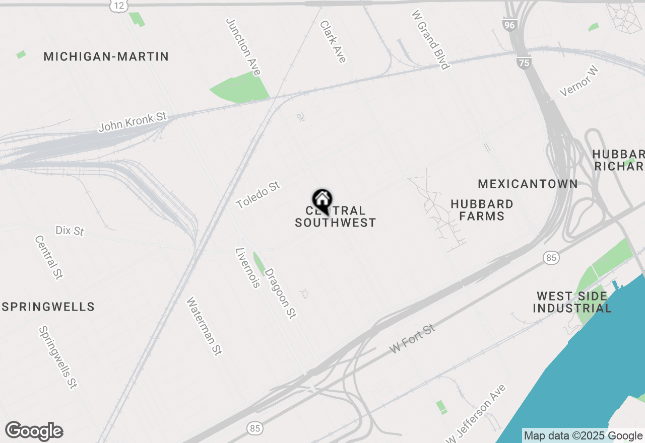 Map of 5680 W Vernor, Detroit, MI 48209