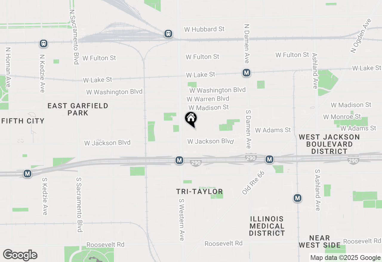 Map of 2320 W Adams Street #12, Chicago, IL 60612