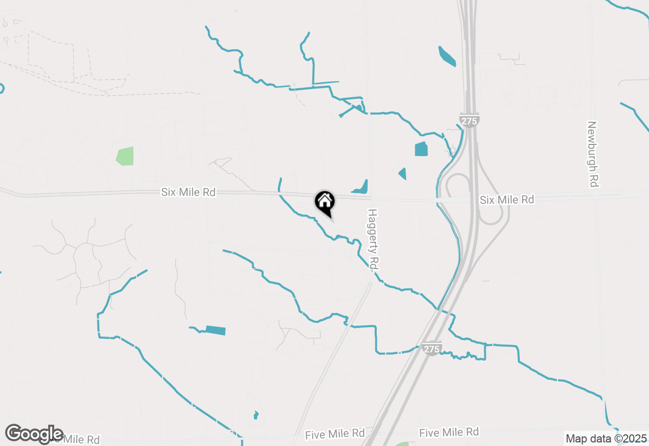 Map of 39664 Rockcrest Lane, Northville, MI 48168