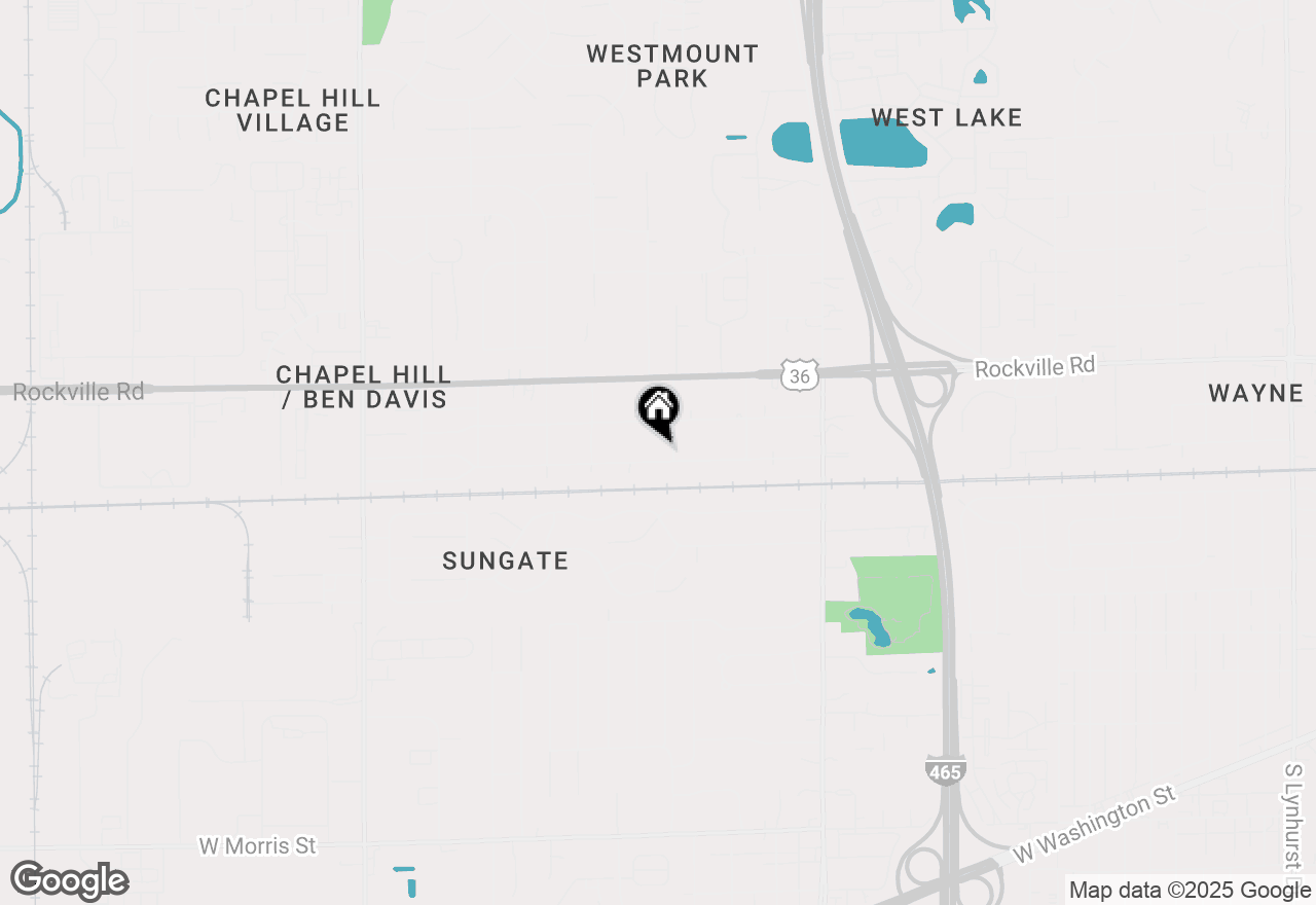 Map of 6514 Jackson Street, Indianapolis, IN 46241