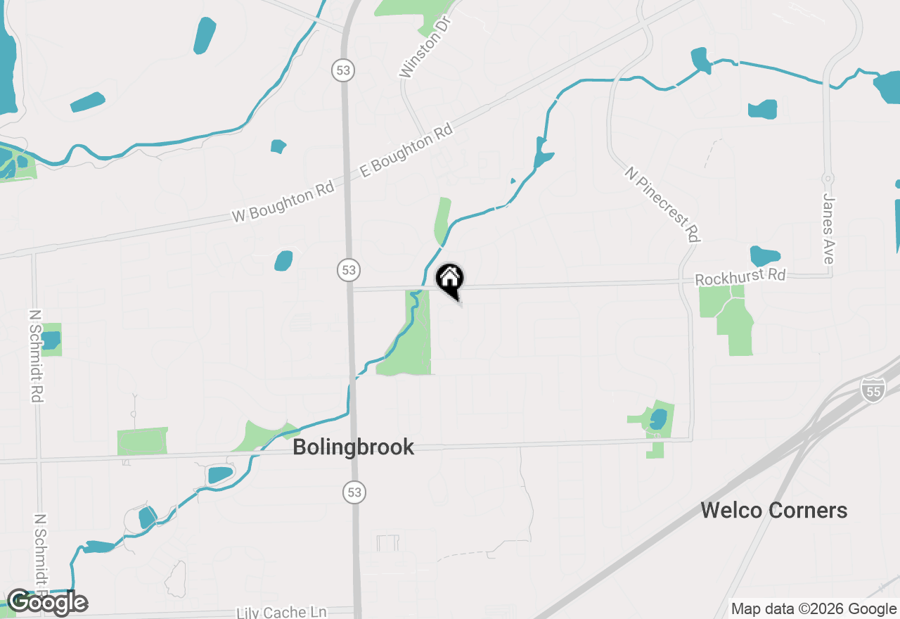 Map of 234 Malibu Drive, Bolingbrook, IL 60440