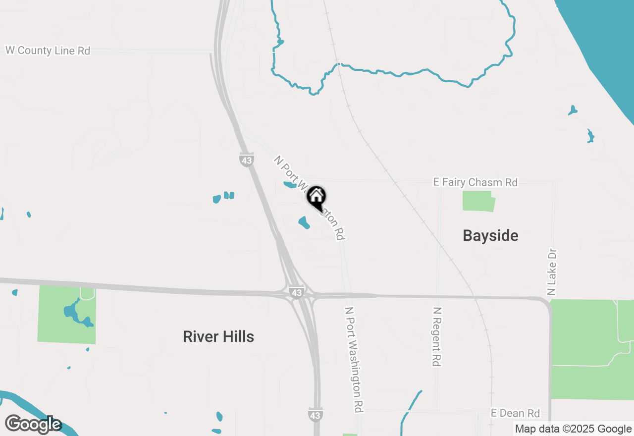 Map of 648 W Evergreen Ct #67, Bayside, WI 53217