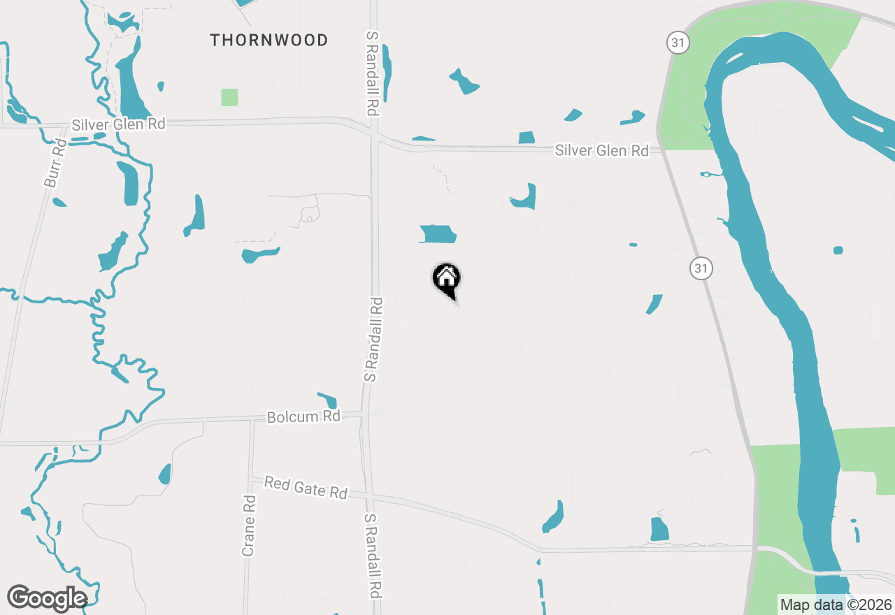 Map of 36W793 Red Gate Court, St. Charles, IL 60175