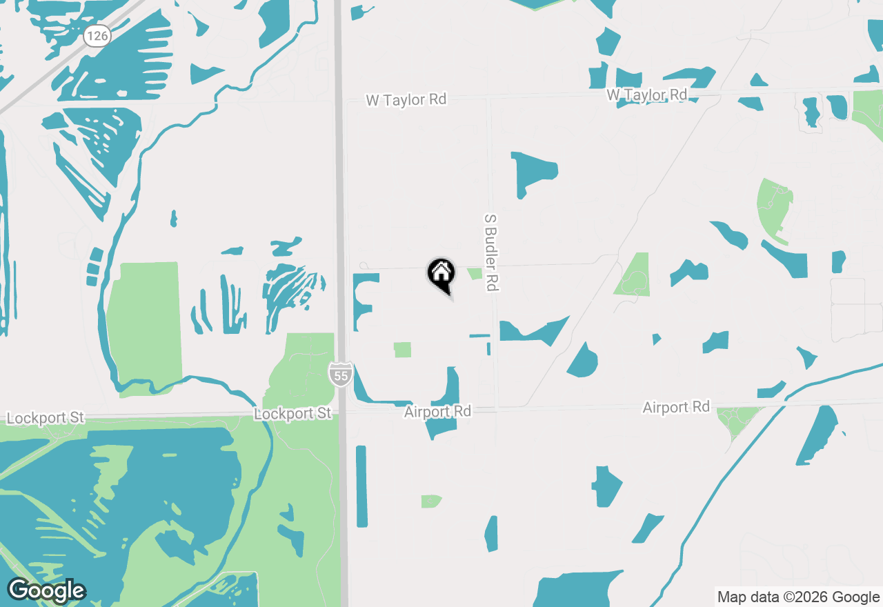 Map of 1956 Tilson Lane, Romeoville, IL 60446