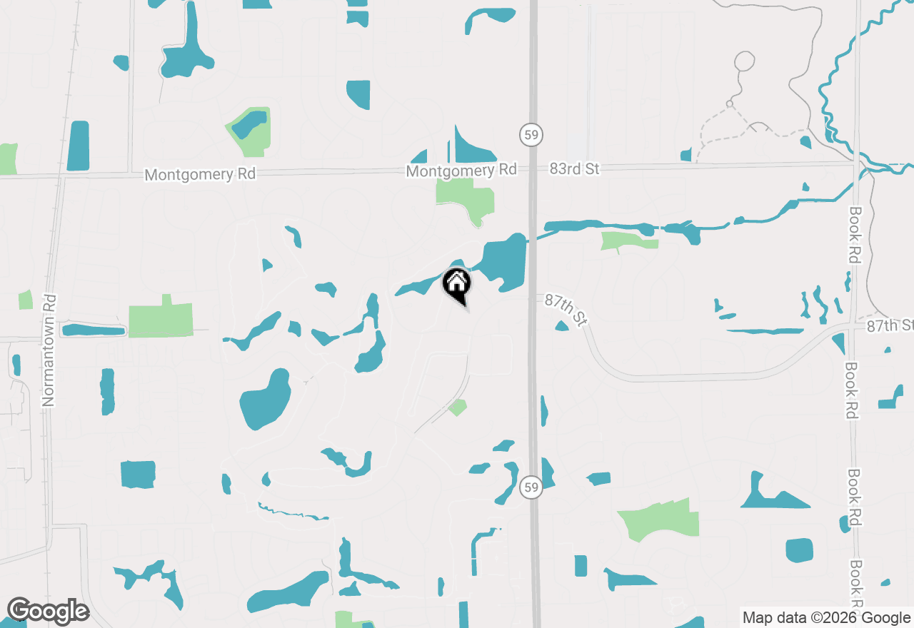Map of 1576 Pine Lake Drive, Naperville, IL 60564