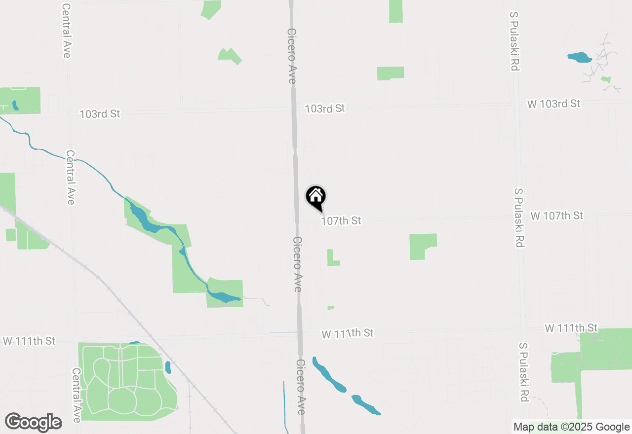 Map of 4712 W 107th Street #1B, Oak Lawn, IL 60453