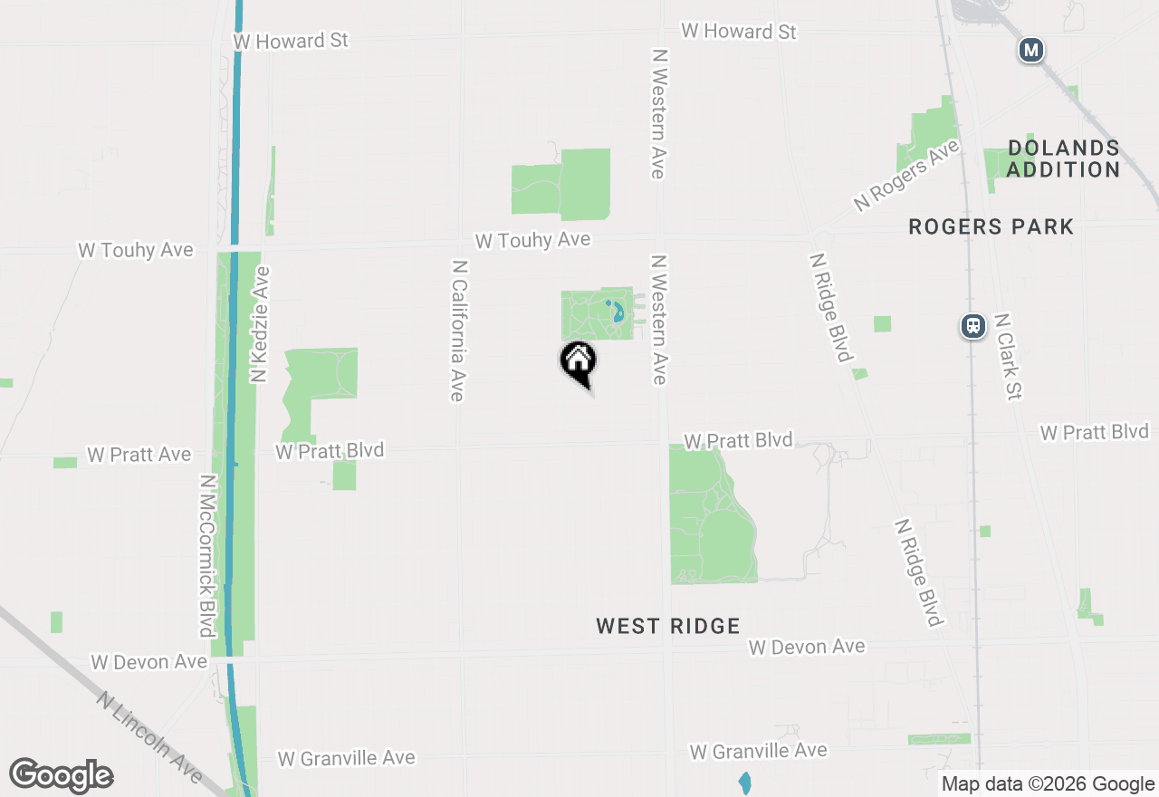 Map of 2539 W Morse Avenue, Chicago, IL 60645