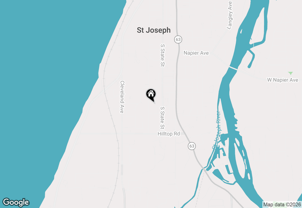 Map of 2821 Lakeview Avenue, St. Joseph, MI 49085