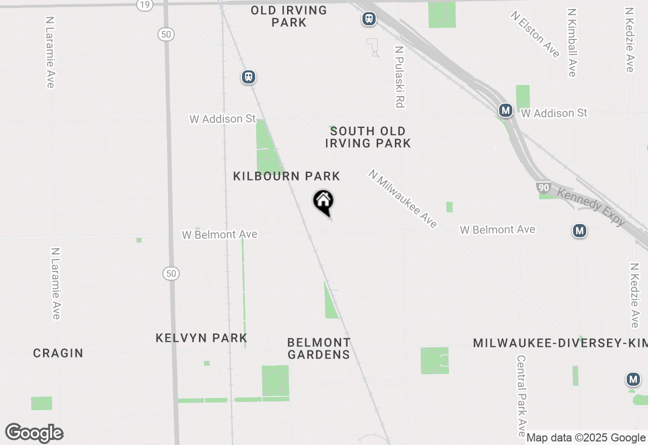 Map of 4247 W Melrose Street #1, Chicago, IL 60641