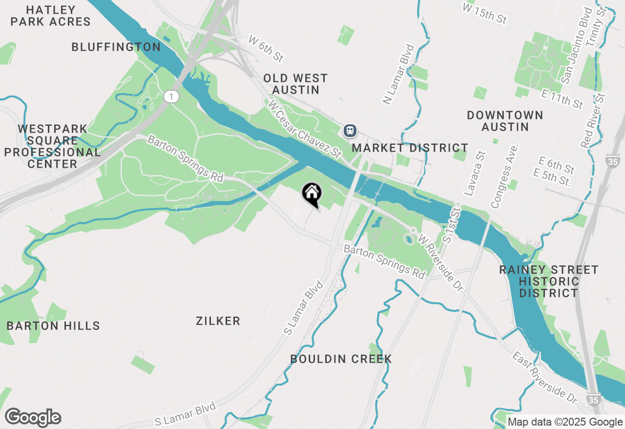 Map of 1600 Barton Springs Rd #5503, Austin, TX 78704