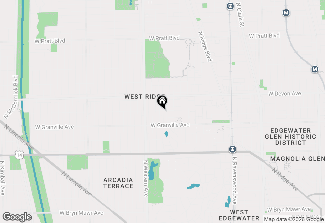 Map of 2251 W Rosemont Avenue #1, Chicago, IL 60659