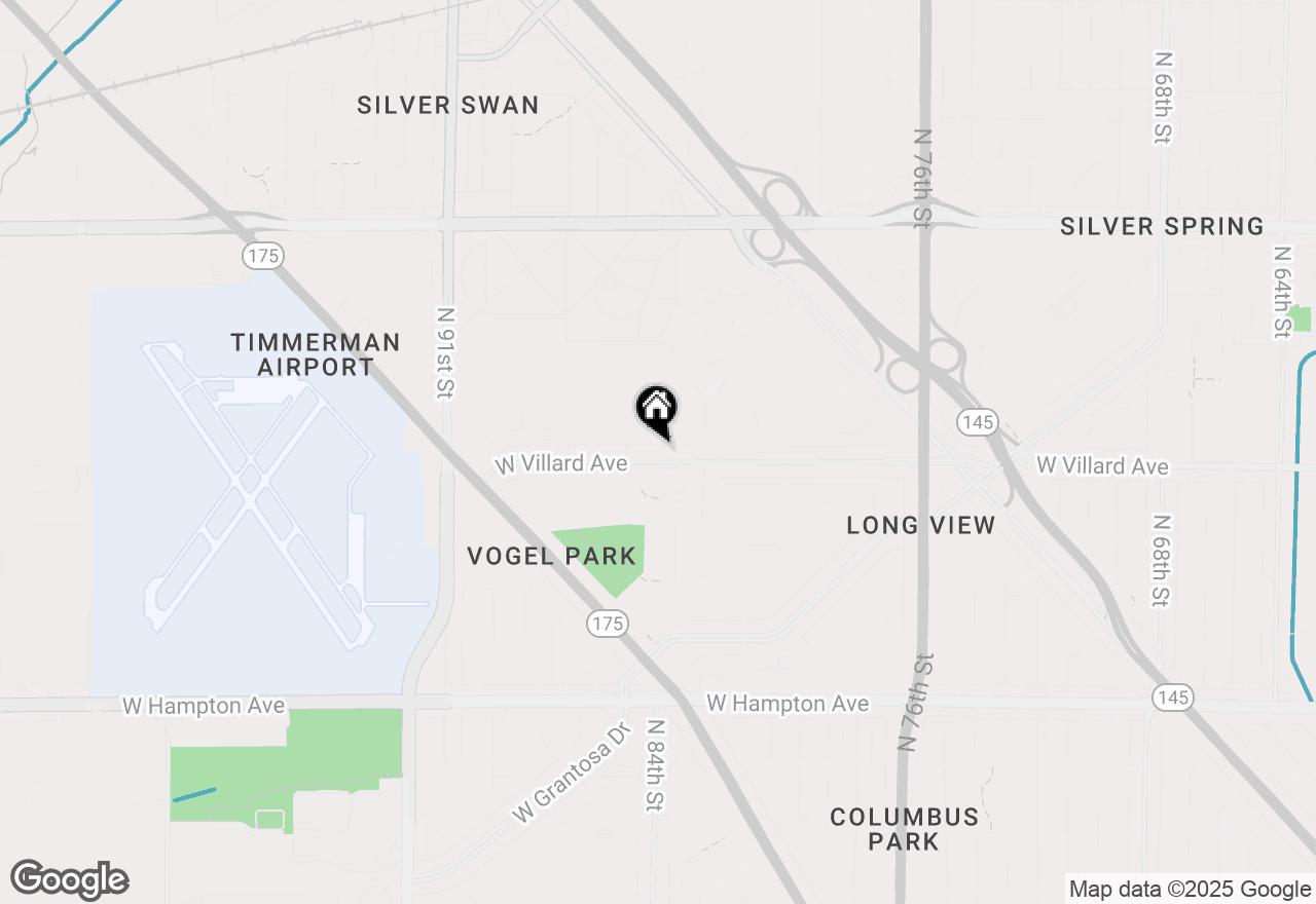 Map of 8542 W Villard Ave, Milwaukee, WI 53225