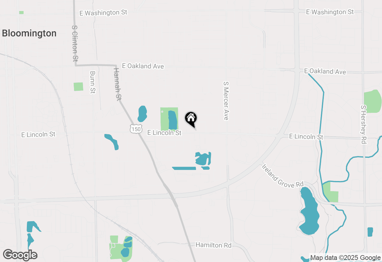 Map of 925 Vale Street, Bloomington, IL 61701