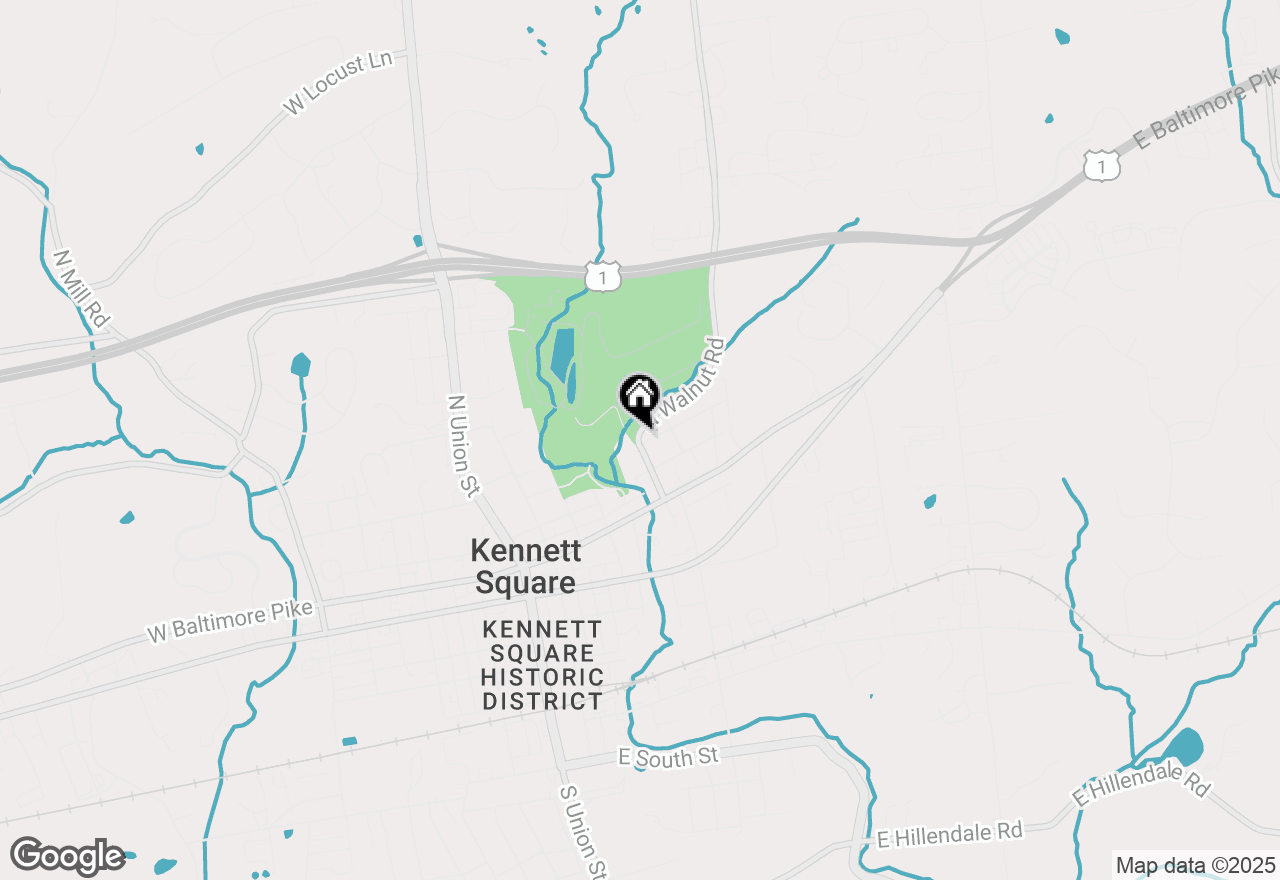 Map of 156 N Walnut Street, Kennett Square, PA 19348