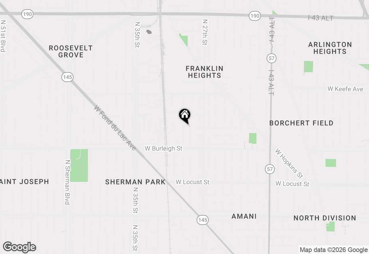 Map of 3221 N 29th St, Milwaukee, WI 53216