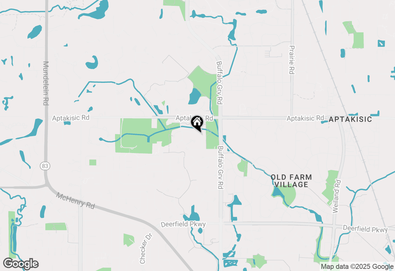 Map of 533 Lyon Drive, Buffalo Grove, IL 60089