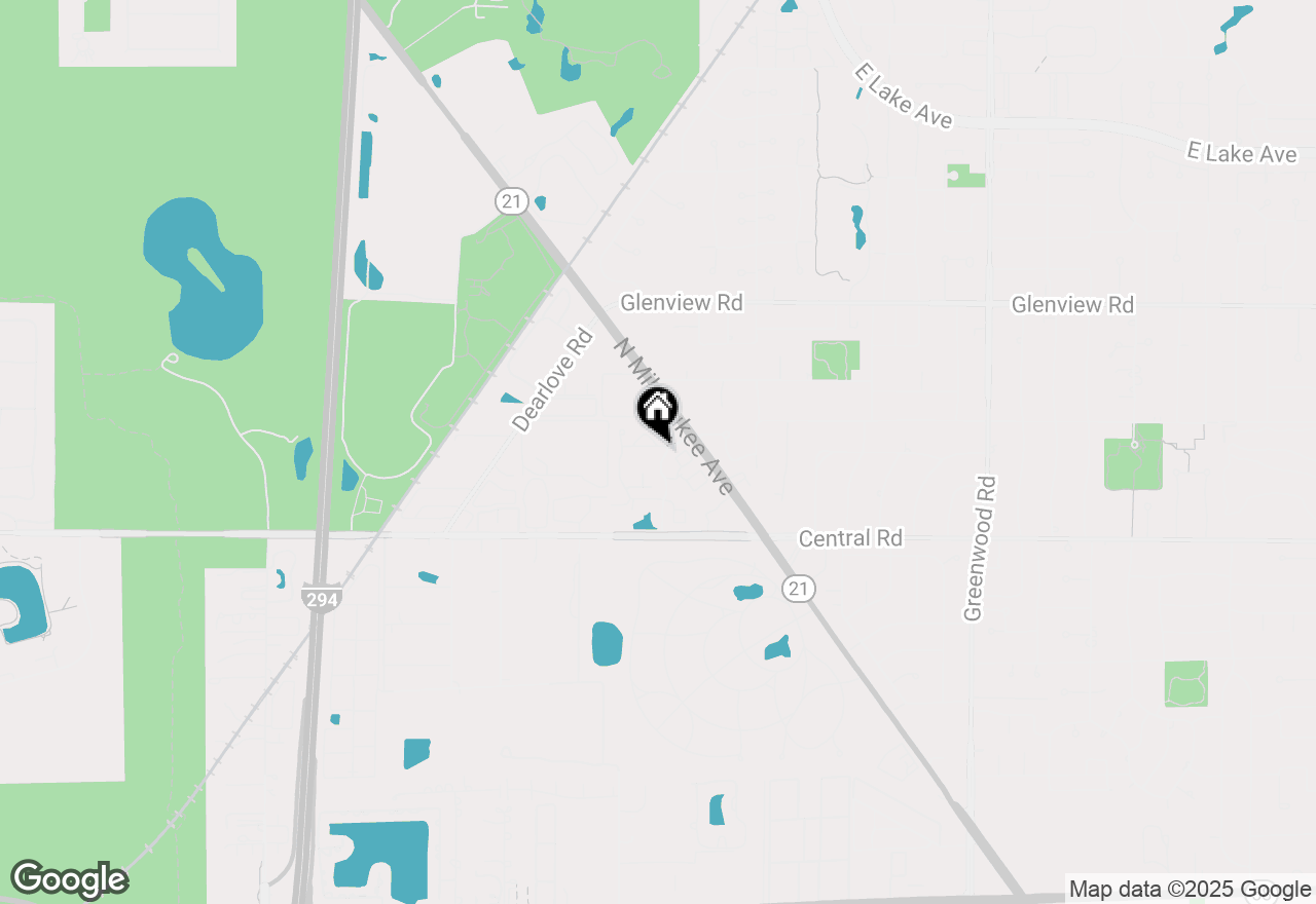 Map of 3925 Triumvera Drive #6A, Glenview, IL 60025