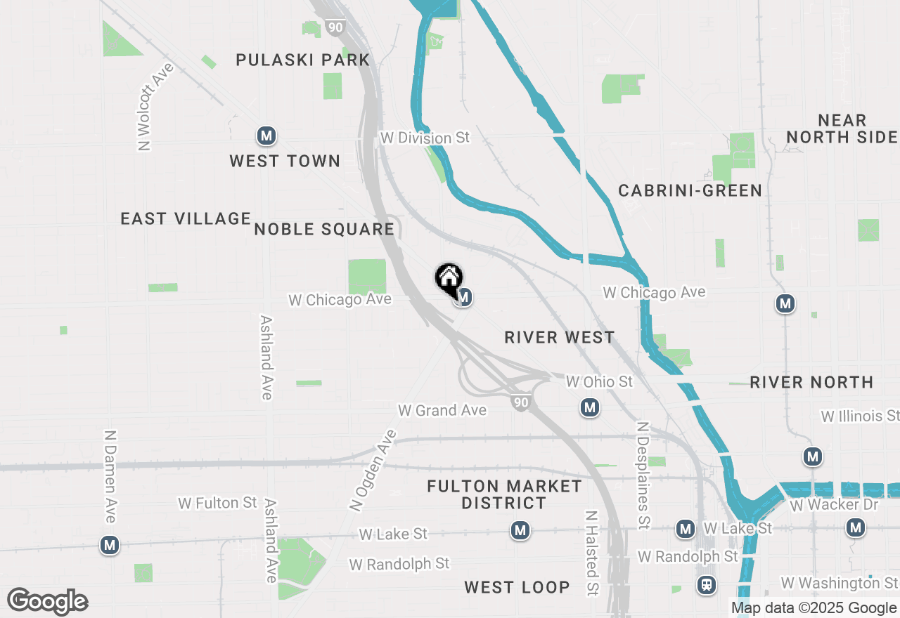 Map of 744 N May Street #201, Chicago, IL 60642